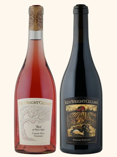 Love Birds Collection: Rose & Hirschy Vineyard Pinot Noir Collection